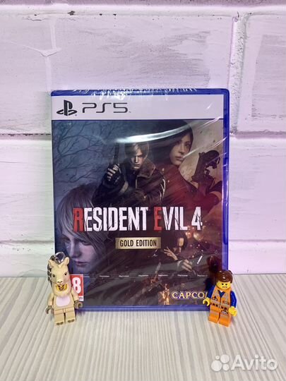 Resident Evil 4 remake Gold edition PS5 новый диск