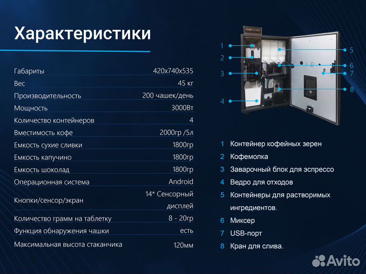 Jetinno JL24 кофемашина (джетино кофеаппарат)