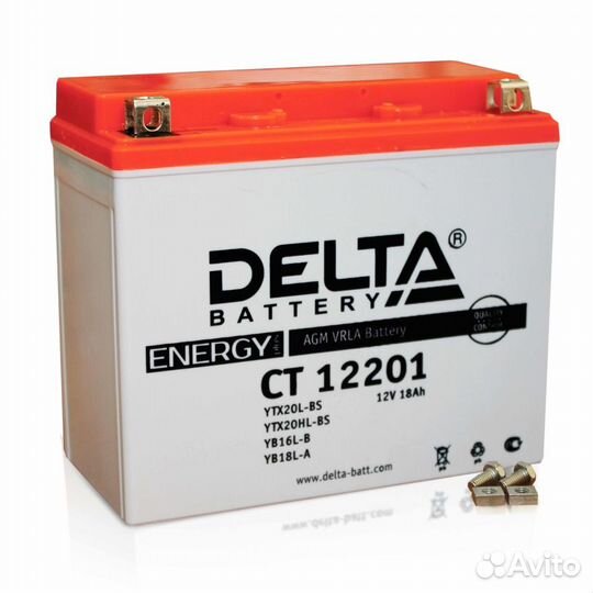 Аккумулятор Delta CT 12201 ytx20l-BS