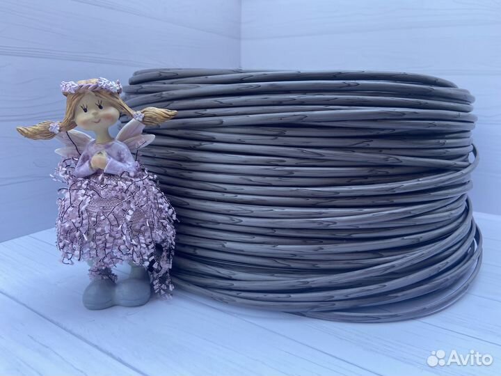 Искусственный ротанг полутрубка 6 мм