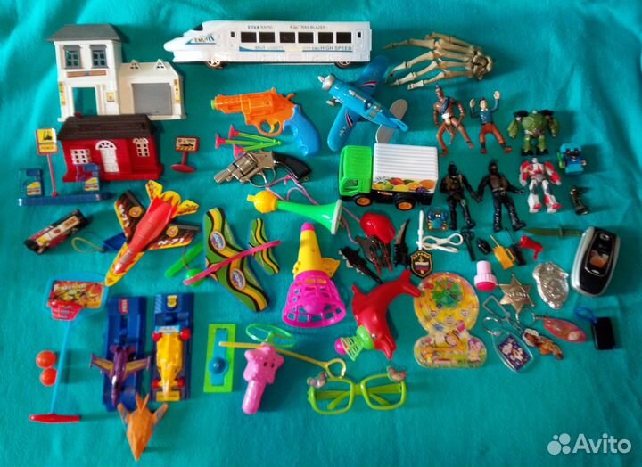 Детские игрушки пакетом, поезд, Томас, машинки