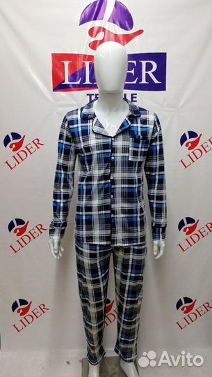 Пижама мужская, хлопок 100