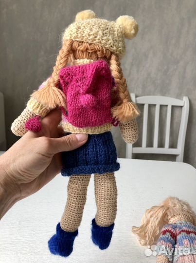 Куклы вязаные, комплект