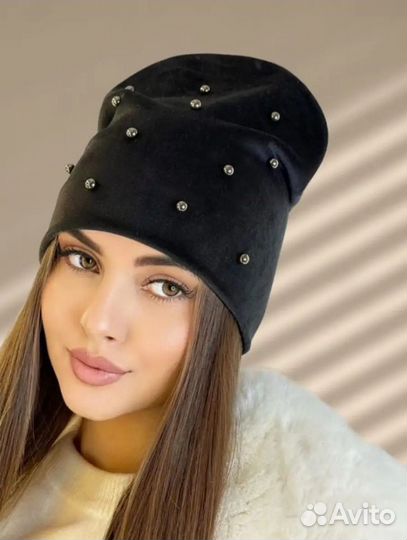 Шапка велюровая