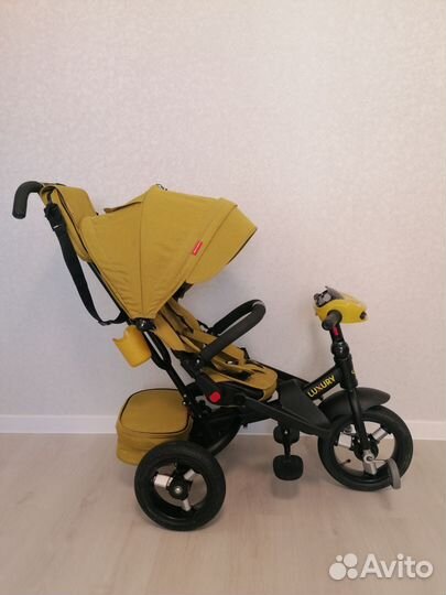 Детский велосипед коляска с ручкой