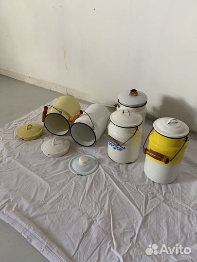 Бидон эмалированный