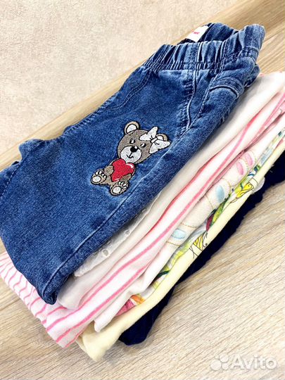 Вещи на девочку пакетом 68 74