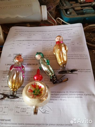 Елочные игрушки СССР