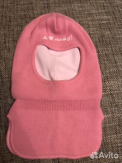 Шапка шлем на девочку