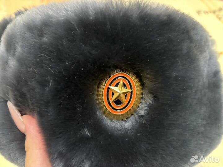 Шапка военная зимняя