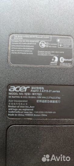 Ноутбук acer
