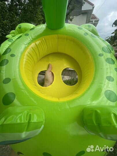 Надувной круг лягушка