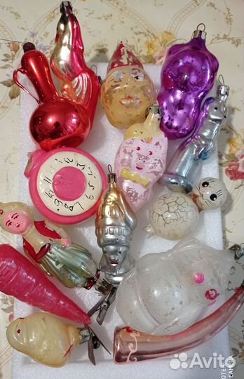 Елочные игрушки СССР в реставрацию