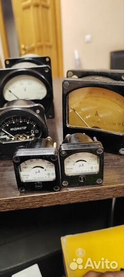 Амперметры, вольтметры, микроамперметры из СССР