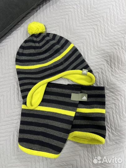 Шапка и снуд adidas