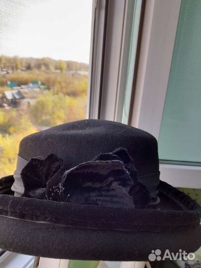 Жен шляпа фетр и кепка нат кожа