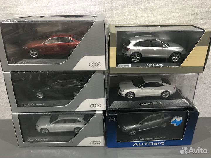 Модели Audi Ауди в масштабе 1:43