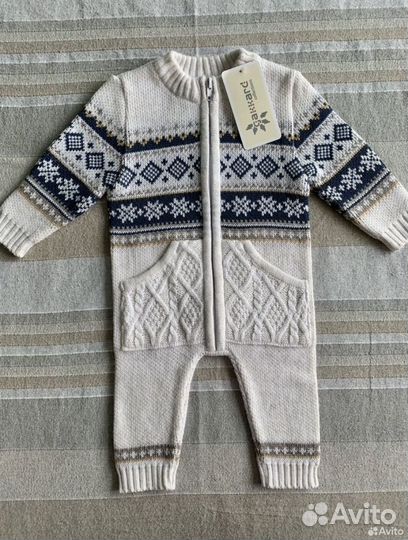 Вязаный комбинезон новый