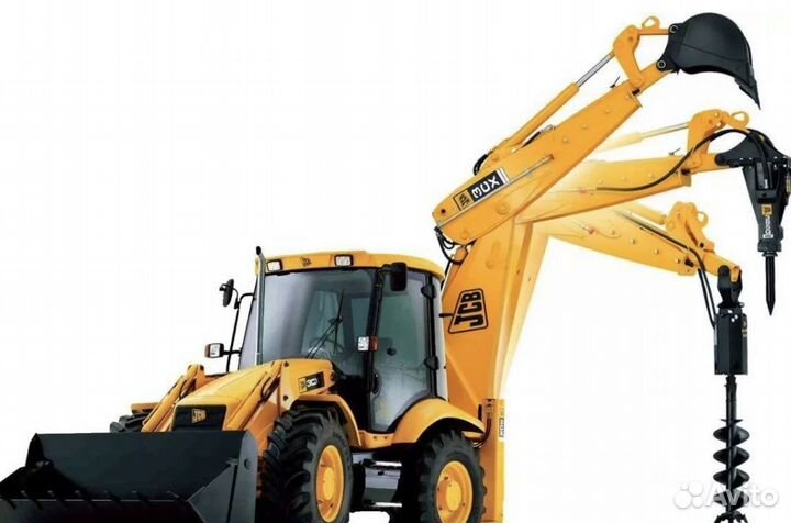 Услуги экскаватора погрузчика jcb