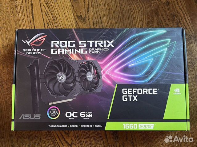 Asus gtx 1660 super 6gb