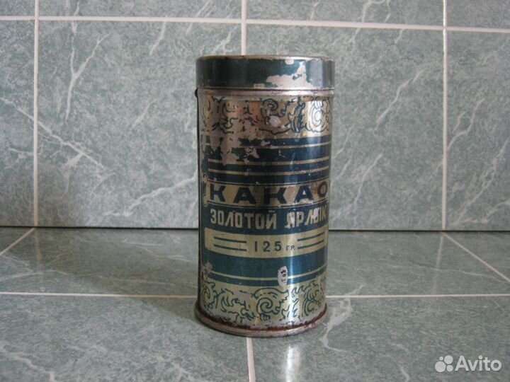 Банка из под кофе какао (СССР)