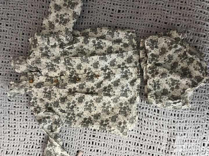 Детский Летний костюм mango 62-68