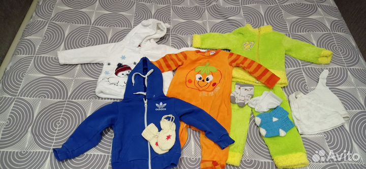 Вещи пакетом на мальчика 68 74 80