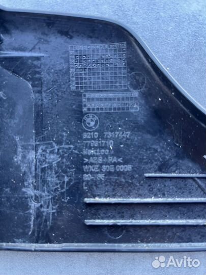Накладка нижняя на сиденье bmw x6 f16