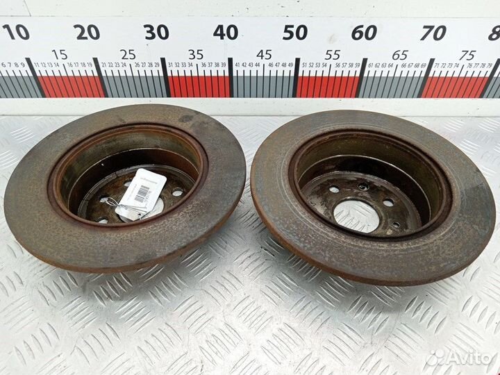 Диск тормозной задний для Opel Vectra B