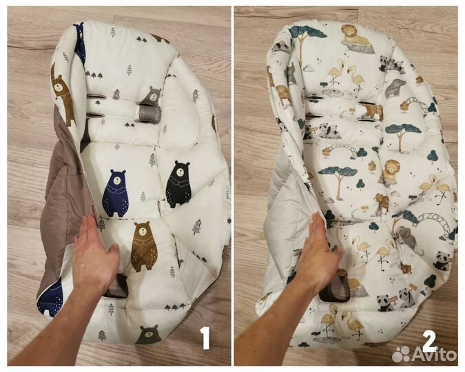 Чехлы двусторонние на peg-perego tatamia, siesta