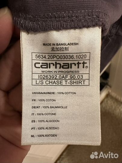 Лонгслив carhartt