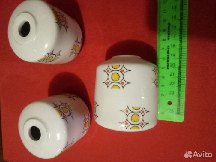 Фарфоровые запчасти к люстре СССР