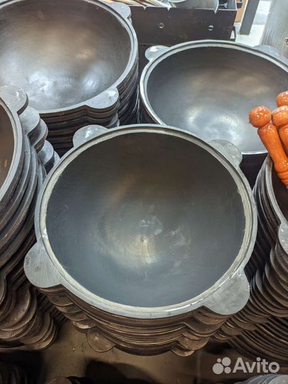 Казан чугунный от 4,5 до 22 литров толстые стенки