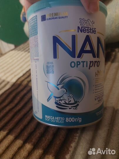 Детское питание смесь nan