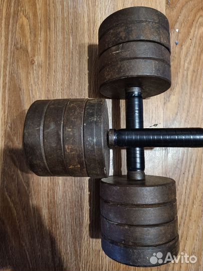 Гантели разборные по 17 кг