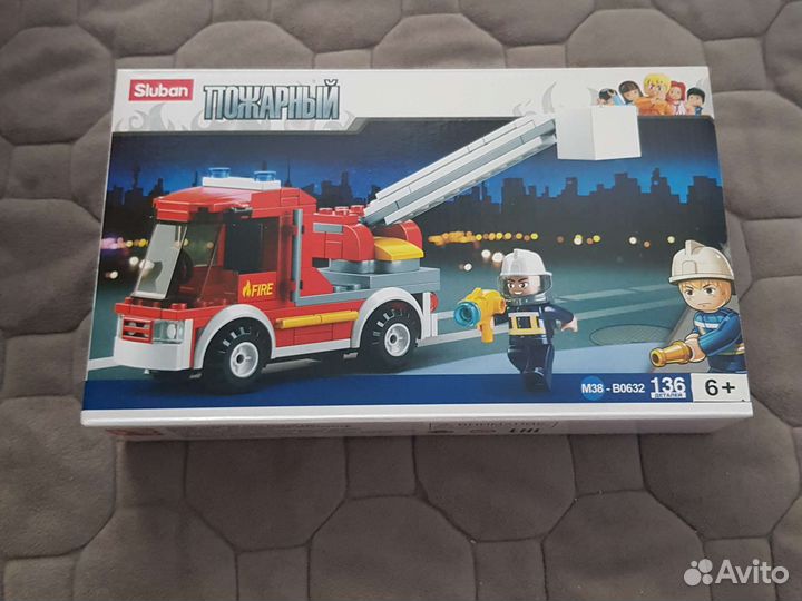 Конструктор новый Машина пожарная