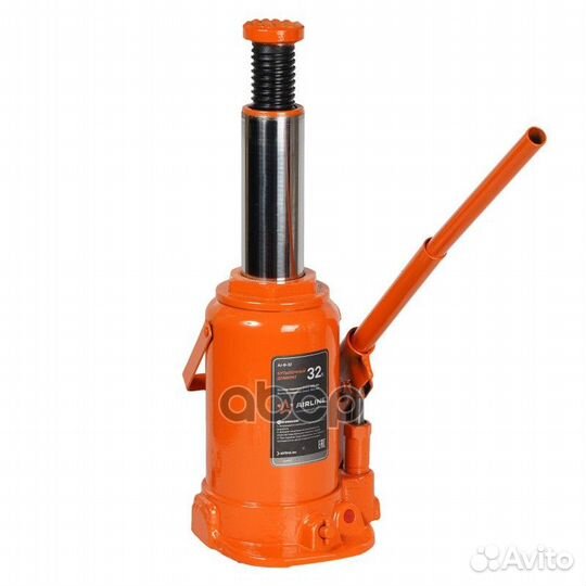 Домкрат бутылочный 32т (MIN - 255 мм, MAX - 465