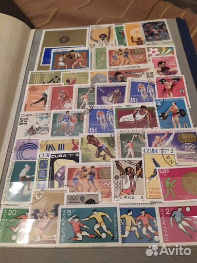 Большой альбом с марками СССР и стран мира