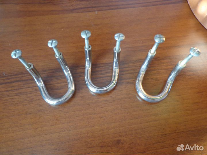 Фурнитура ручки мебельные железные из СССР 3 шт