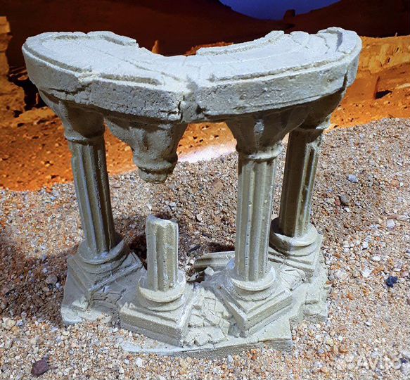 Декорация в аквариум Атлантида