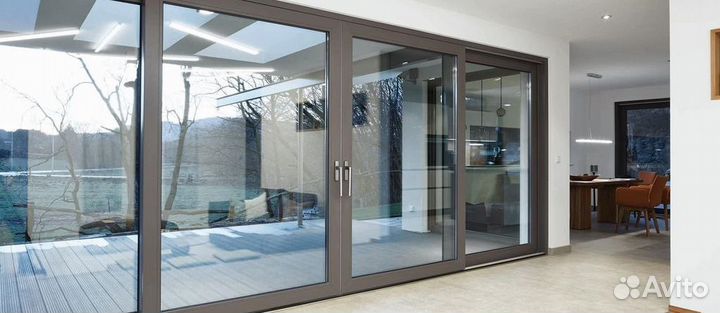 Окна алюминиевые