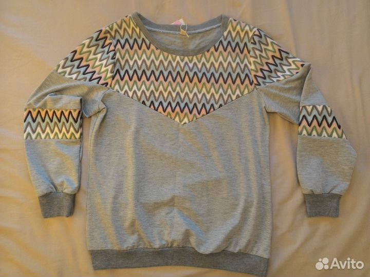 Кофта (свитшот) для кормления грудью 44-46 размер