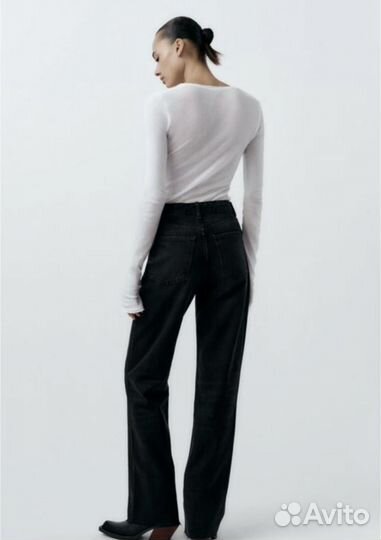 Джинсы Zara wide leg 36