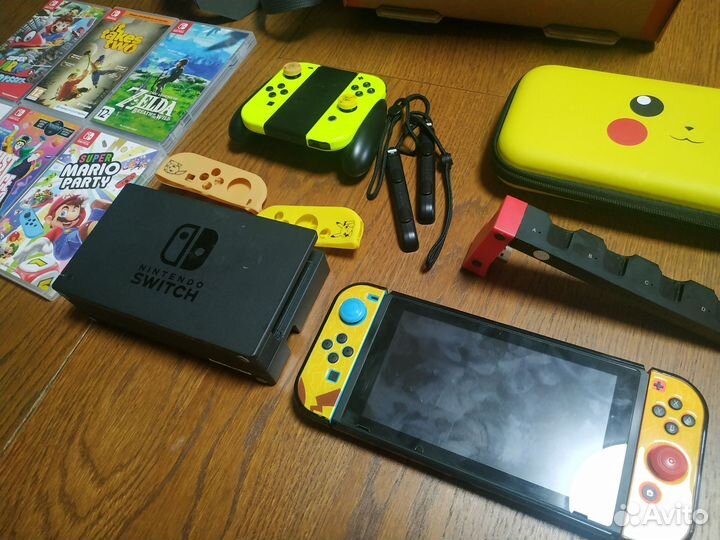 Nintendo Switch+ аксессуары+ игры