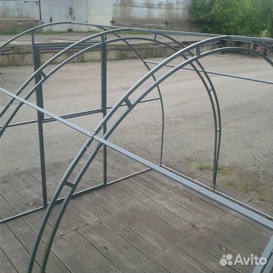 Каркас теплицы Двойная дуга Арочная профиль 20*20