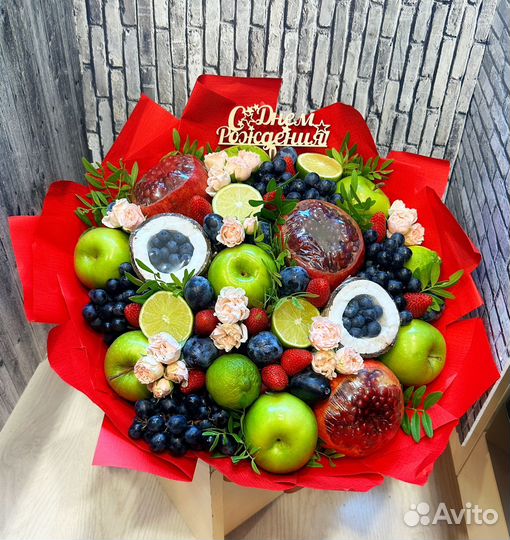 Фруктовый букет. Съедобные букеты