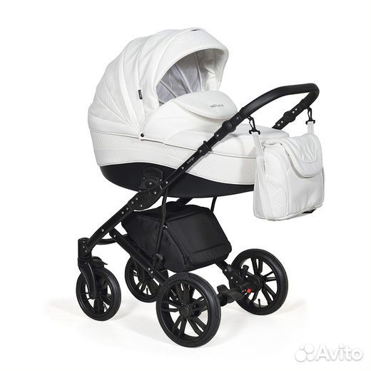 Коляска 3 в 1 в экокоже