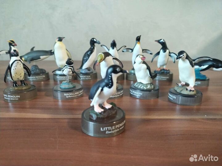 Пингвины Kaiyodo Capsule Aquarium 18 фигурок