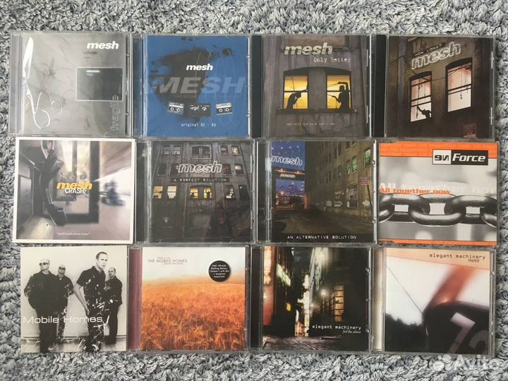CD Синти,119 дисков (Mesh,Melotron,De/vision и др)