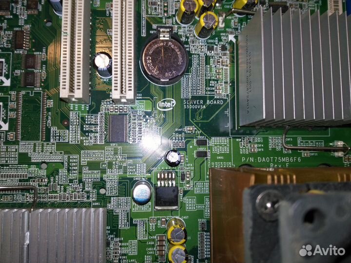 Материнская плата intel server board s5000vsa